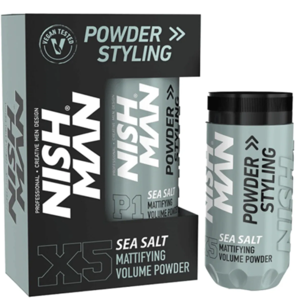 Nishman - Powder Styling Wax Sea Salt X5  - Puder do stylizacji włosów 20g