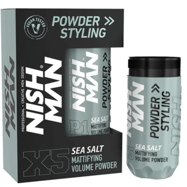 Nishman - Powder Styling Wax Sea Salt X5  - Puder do stylizacji włosów 20g