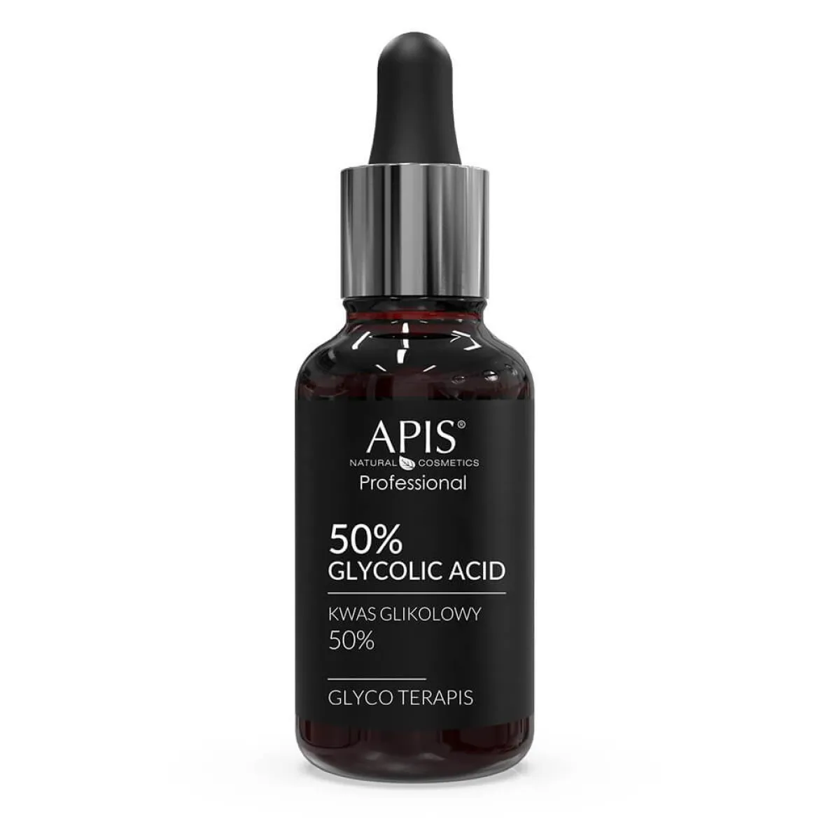 Apis - Kwas glikolowy 50% - Wspomagający złuszczanie przy bliznach, trądziku i zmarszczkach 30ml