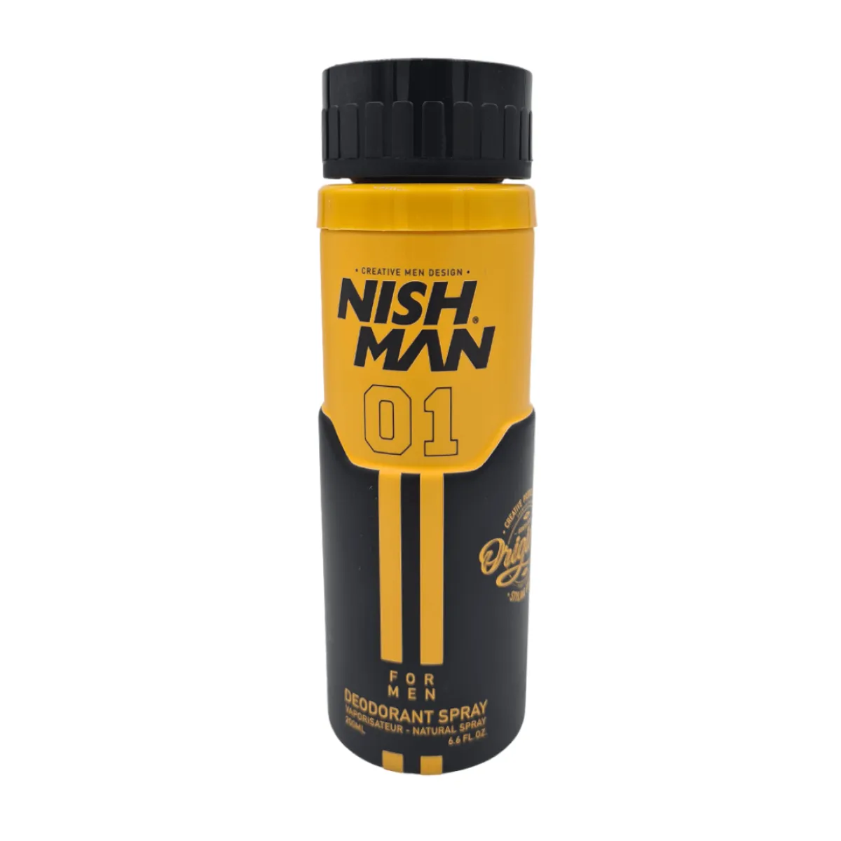 Nishman - 01 Deodorant Spray - Dezodorant w Sprayu dla Mężczyzn 200ml