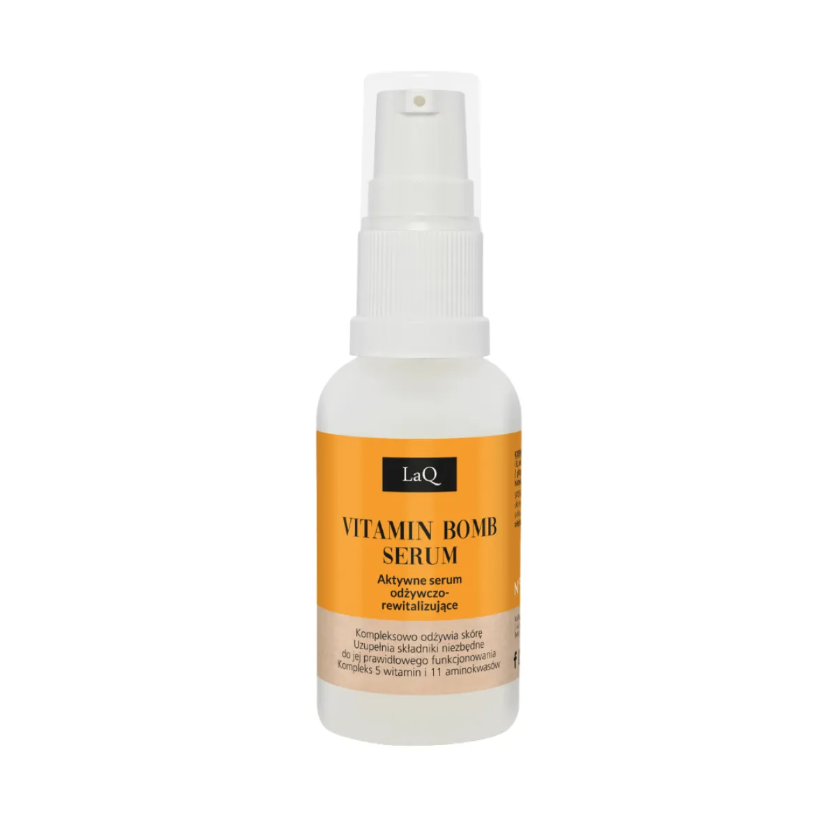 LaQ - Vitamin Bomb Serum - Stay Strong! - Aktywne Serum Odżywczo-Rewitalizujące 30ml