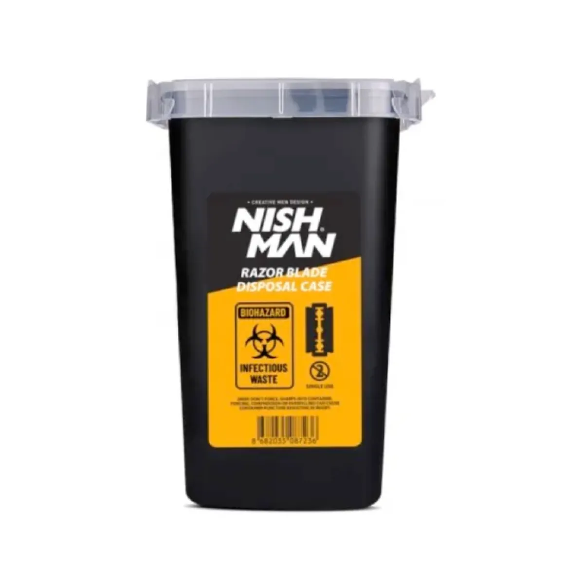 Nishman - Razor Blade Disposal - Pojemnik na zużyte ostrza i małe odpady medyczne