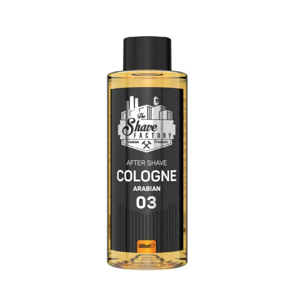 The Shave Factory - Arabian 03 After Shave Cologne - Perfumowana Woda Kolońska po Goleniu 500ml