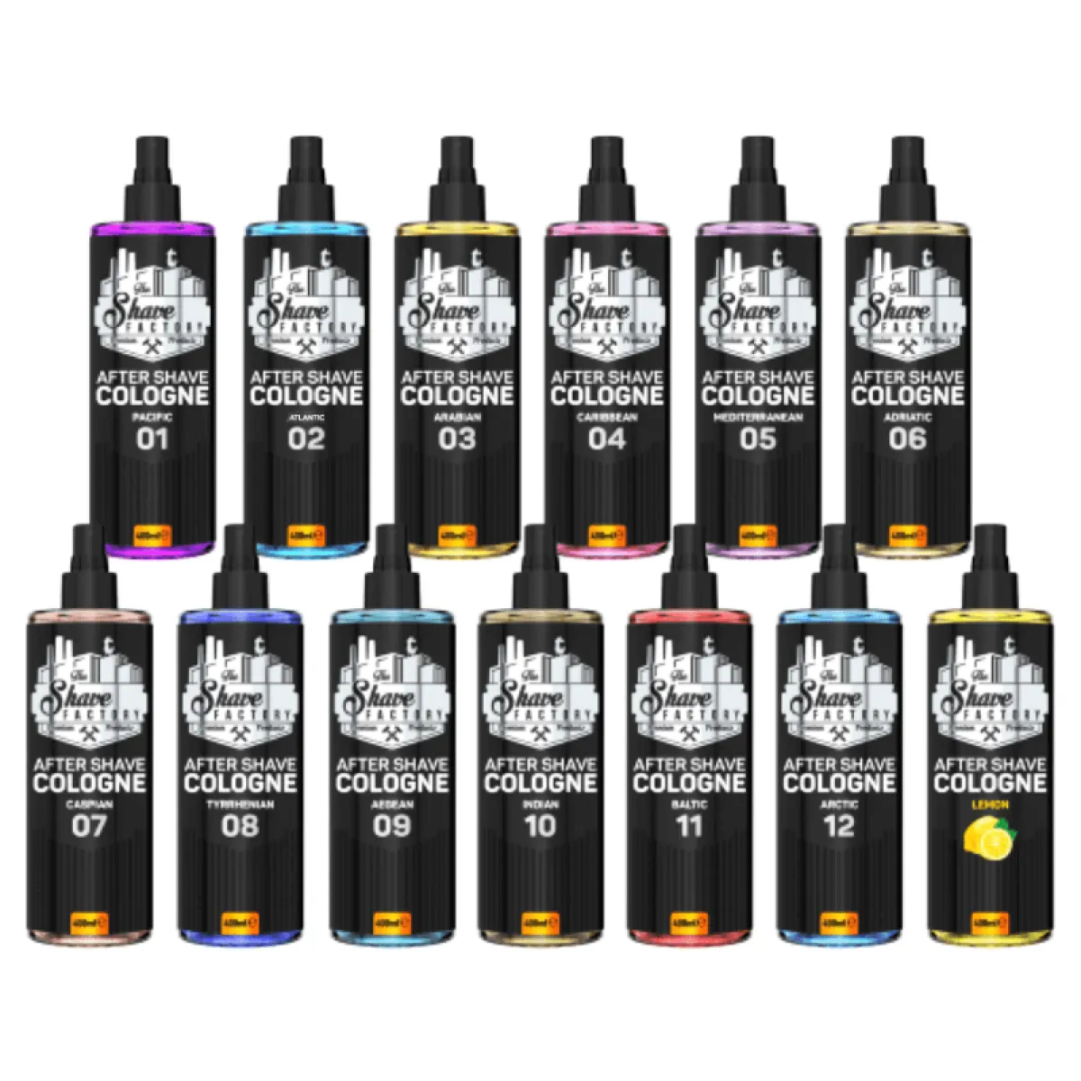 The Shave Factory - Atlantic 02 After Shave Cologne Spray - Perfumowana Woda Kolońska po Goleniu 400ml