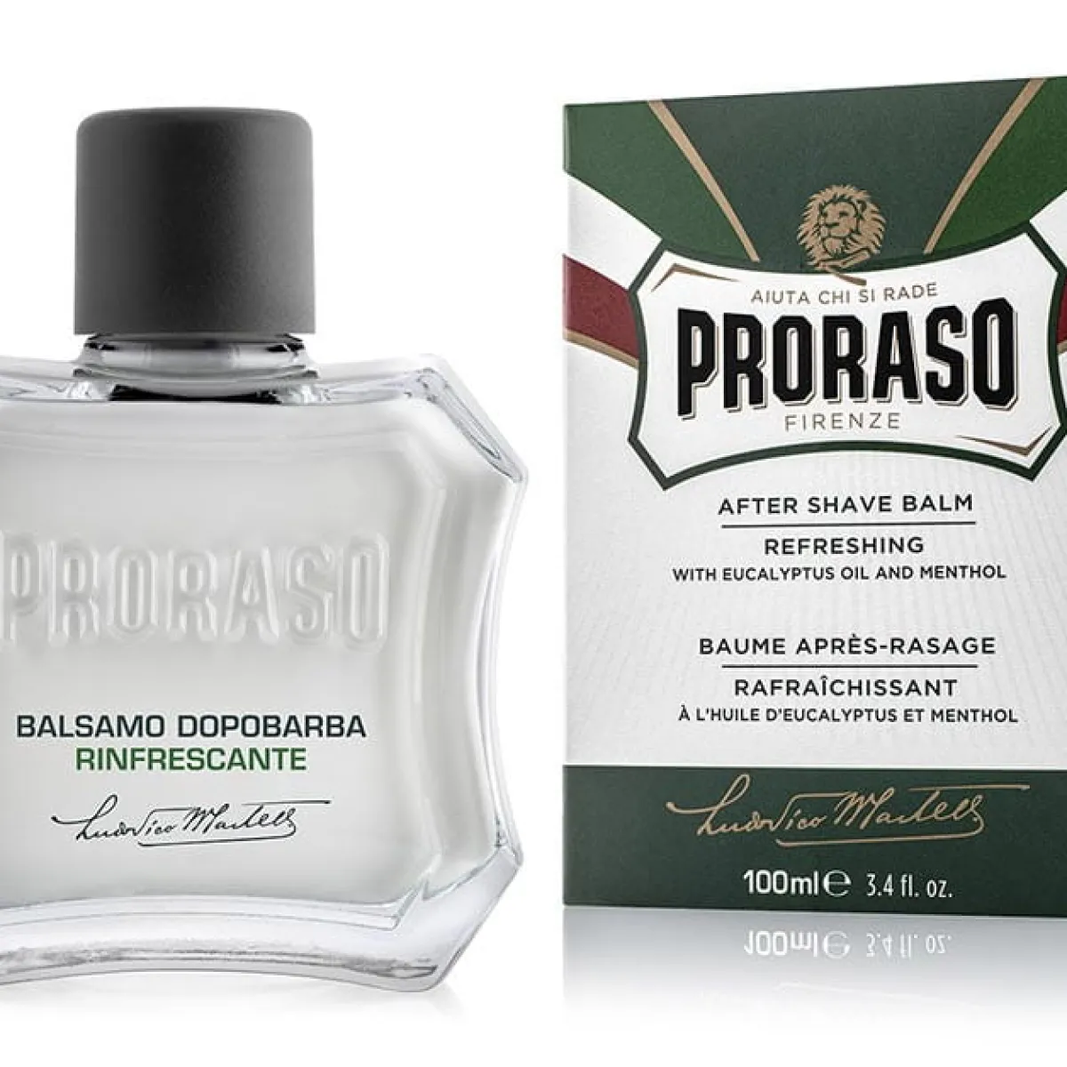 Proraso - Refreshing, linia Zielona - Balsam po goleniu, do skóry normalnej, uniwersalny 100ml