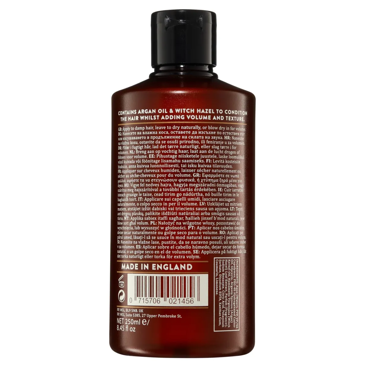 Dapper Dan - Grooming Tonic - Tonik do stylizacji włosów 250ml