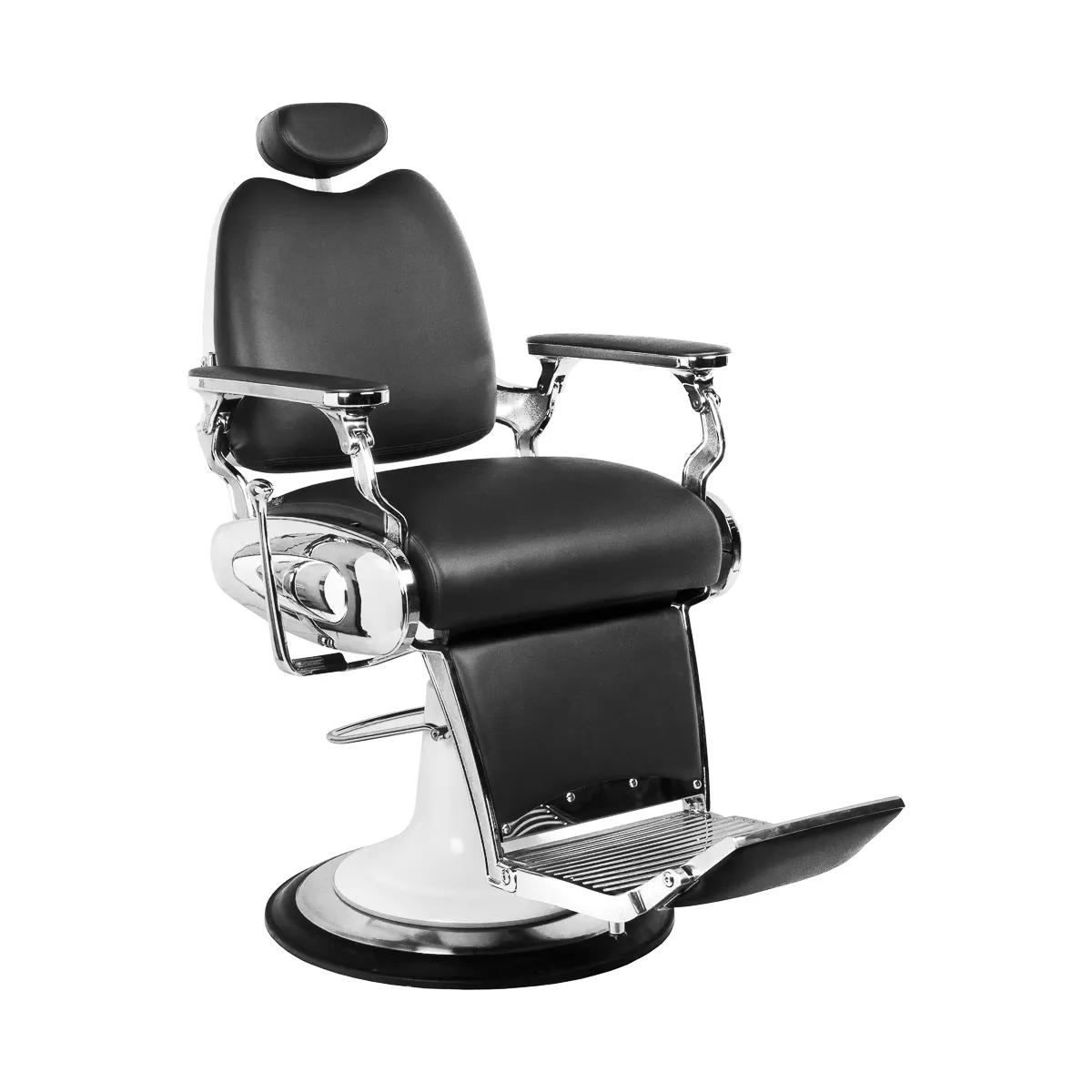 Fotel barberski Gabbiano Moto Style czarny