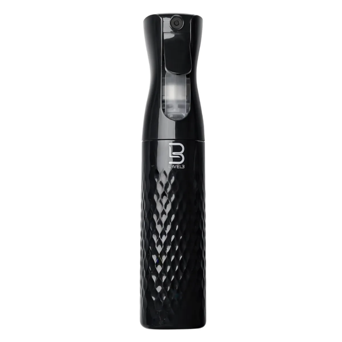 L3VEL3 - Spray Bottle Black - Czarny Spray fryzjerski rozpylacz do wody 300ml