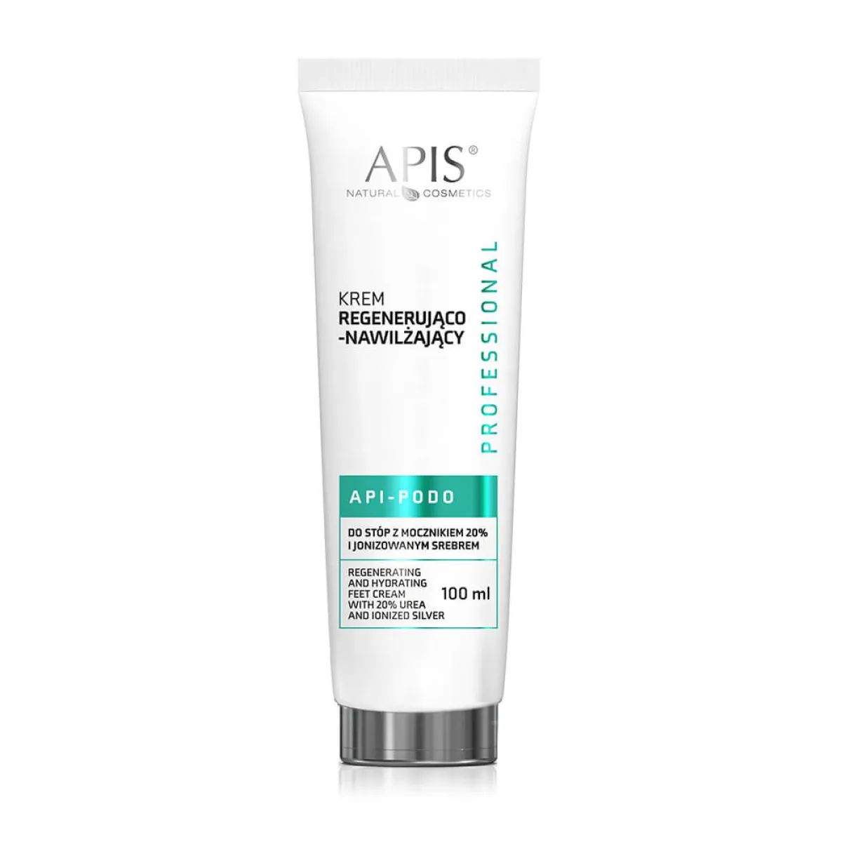 Apis - Api-Podo - Krem regenerująco-nawilżający do stóp z mocznikiem 20% i jonizowanym srebrem 100ml