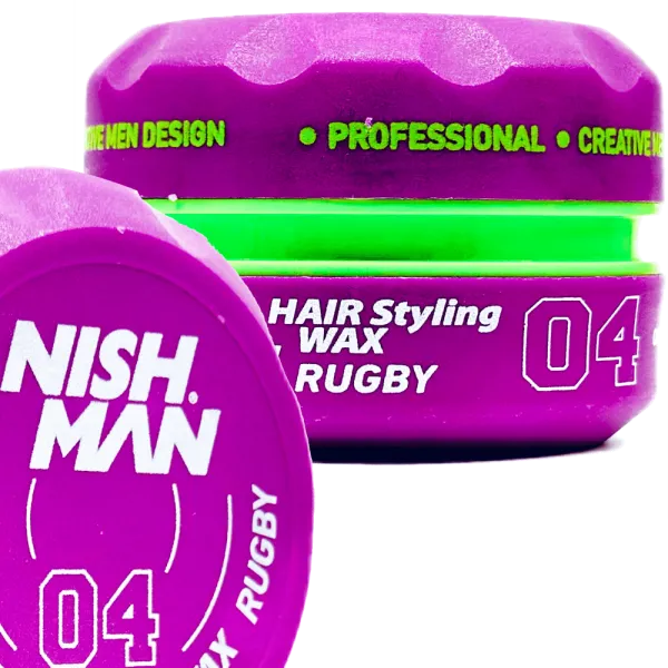 Nishman - 04 Rugby Styling Wax - Pomada do włosów 150ml