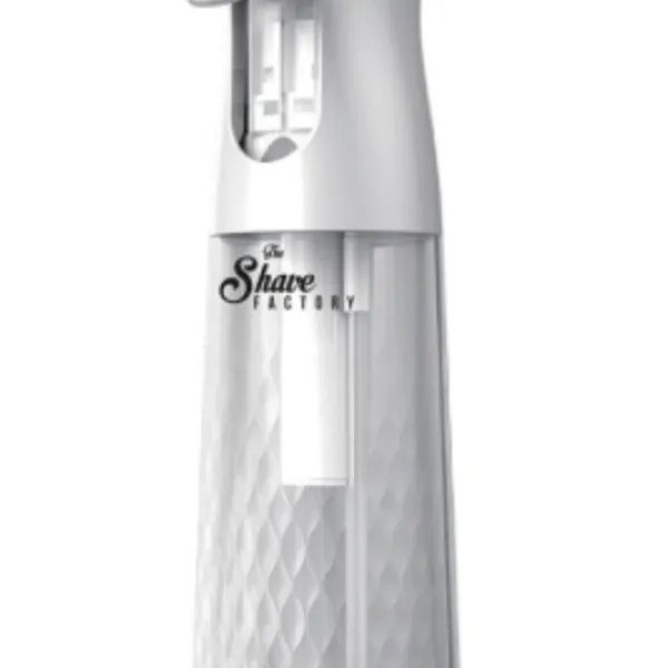 The Shave Factory - Spray Bottle - Spray fryzjerski rozpylacz do wody, biały 300ml