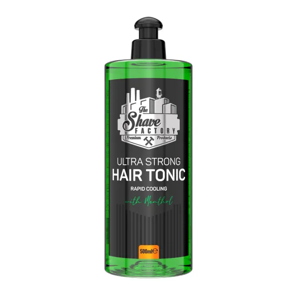 The Shave Factory - Hair Tonic Menthol - Tonik do włosów ultra strong - 500ml