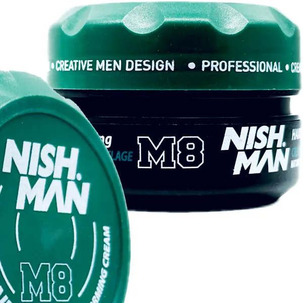 Nishman - M8 Natural Forming Cream - Pomada do włosów 100ml
