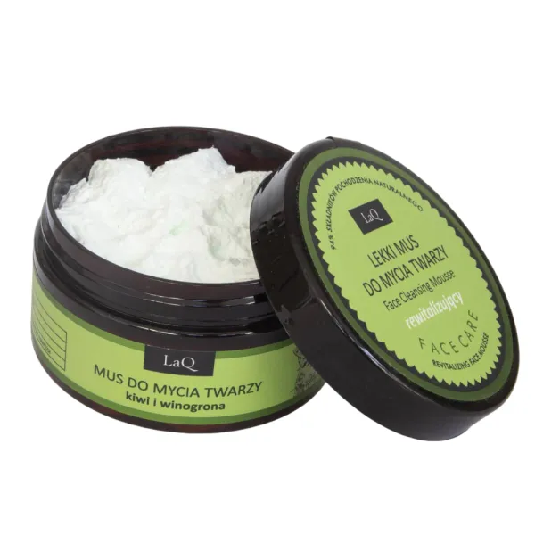 LaQ - Kiwi i Winogrona - Rewitalizujący mus do mycia twarzy 100ml