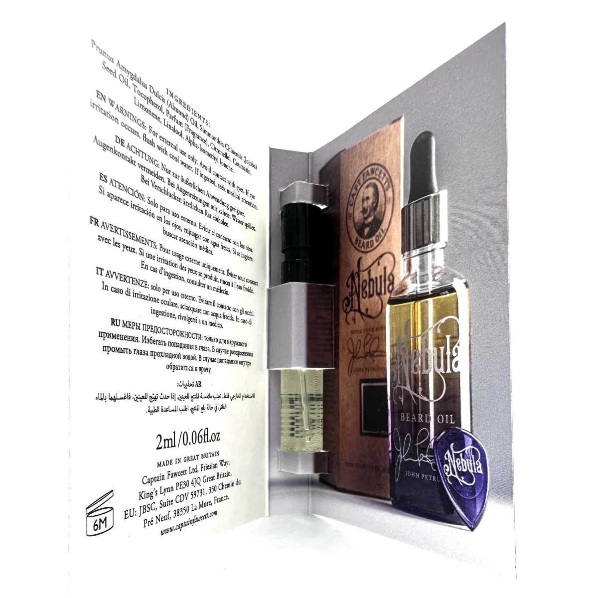 Captain Fawcett - Nebula - Olejek do brody 2ml