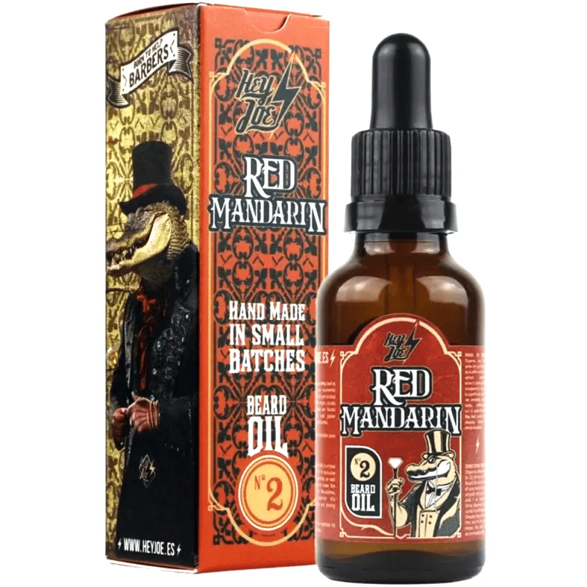 Hey Joe - Beard Oil No.2 Red Mandarin - Olejek do brody 30ml