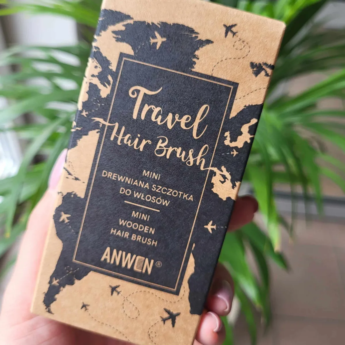 Anwen - Mini Travel Brush -  Mała szczotka do włosów