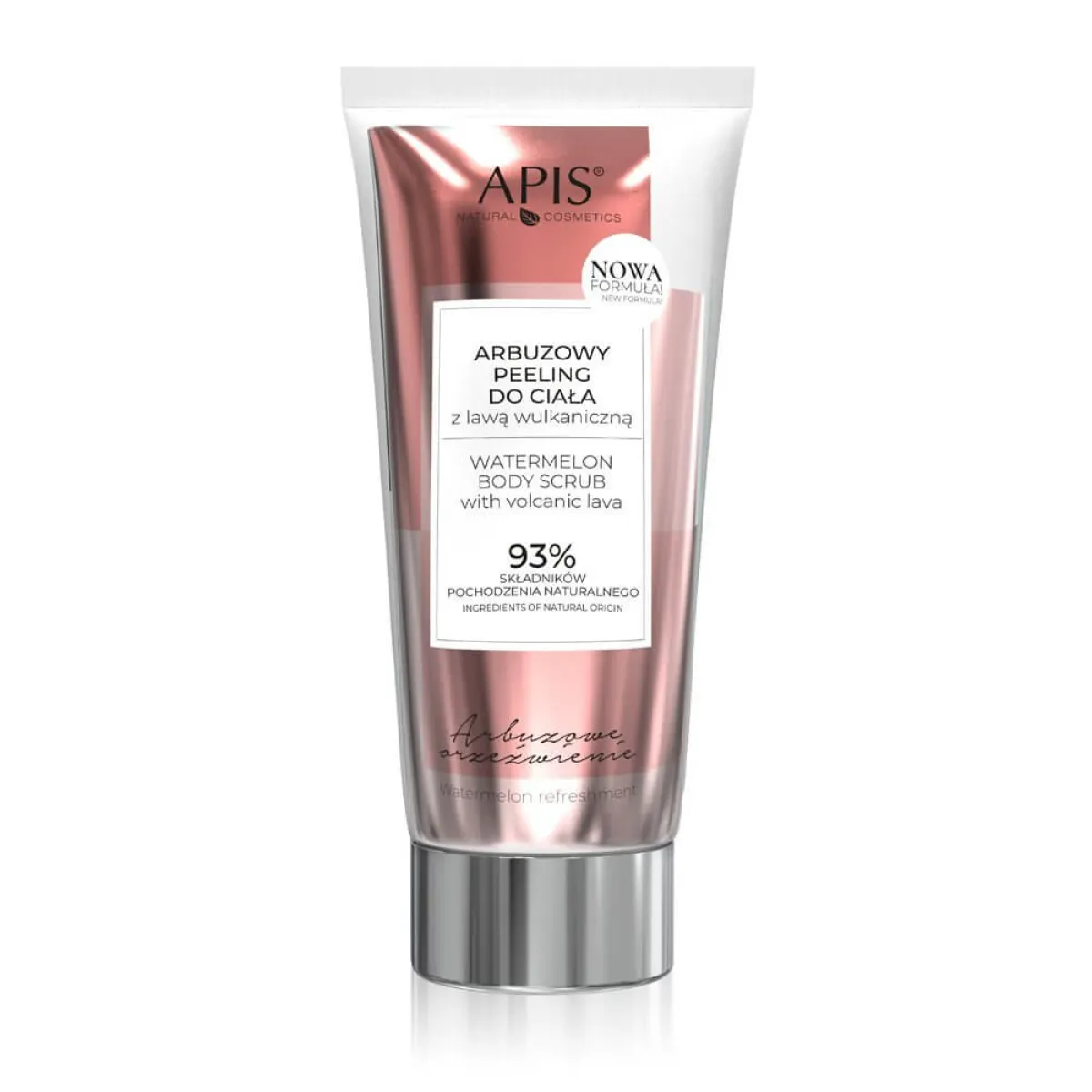 Apis - Arbuzowe Orzeźwienie - Arbuzowy peeling do ciała z lawą wulkaniczną 200ml