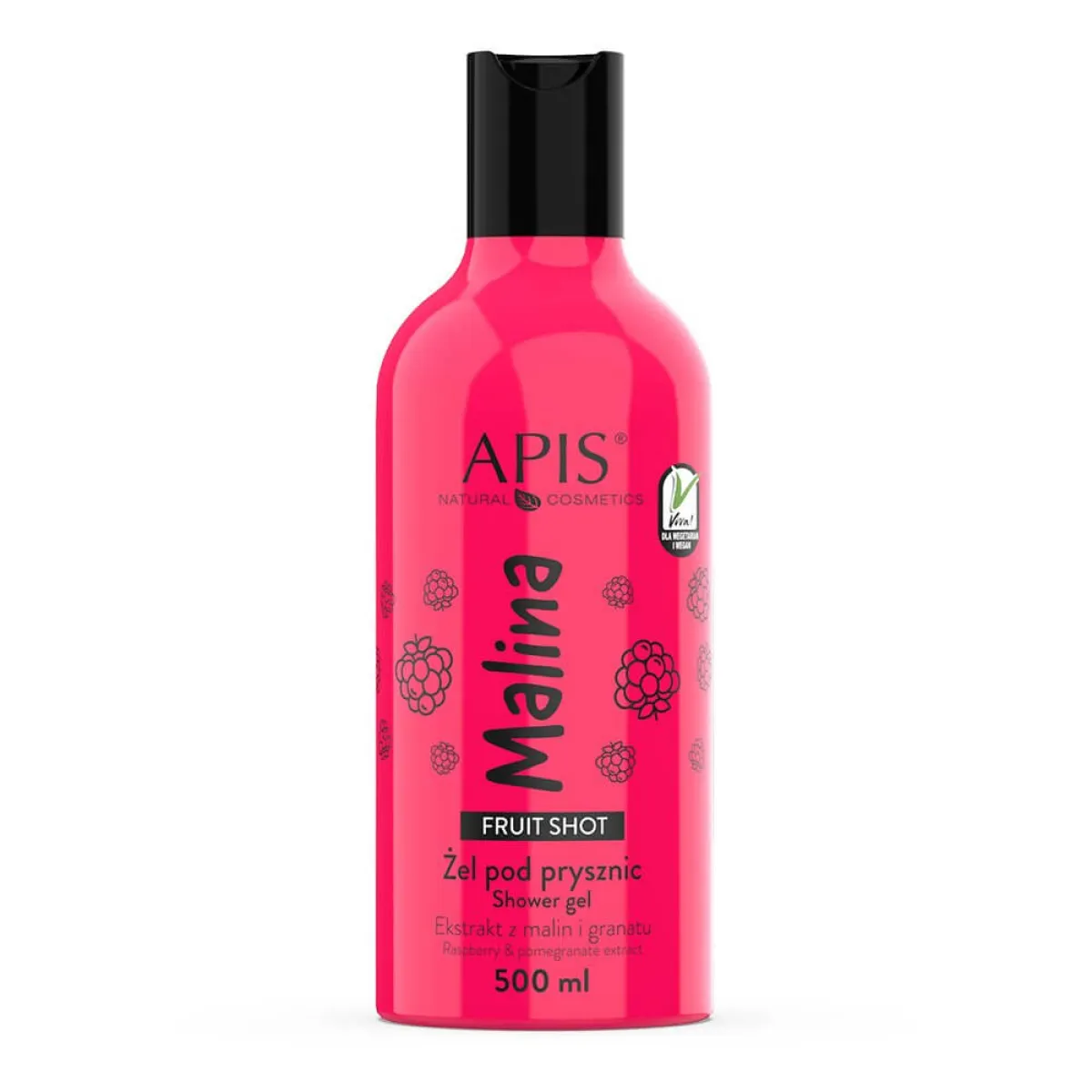 Apis - Fruit Shot - Malinowy żel pod prysznic 500ml