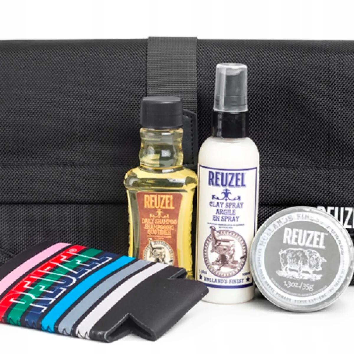 Reuzel - Dopp Bag - Duża kosmetyczka, czarna