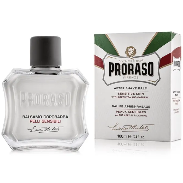 Proraso - Sensitive, linia Biała - Balsam po goleniu, do skóry wrażliwej, łagodzący podrażnienia 100ml