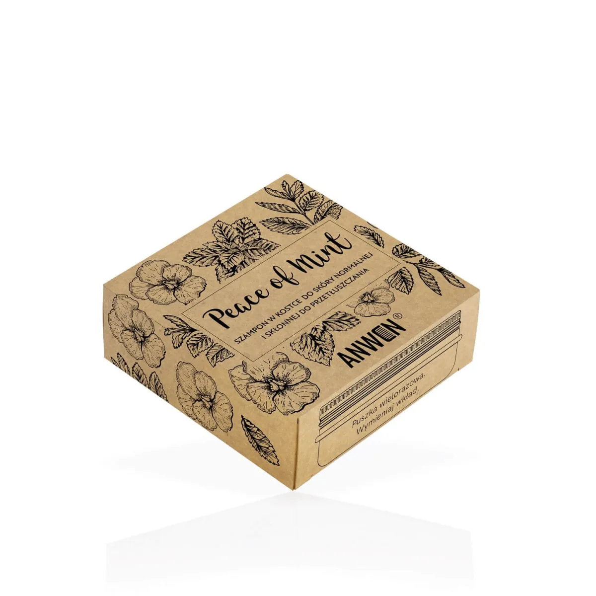 Anwen - Peace of Mint - Szampon do włosów z puszką - Zestaw