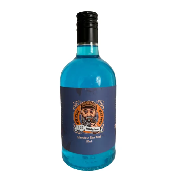 Brodaty Ślązak - Aftershave Blue Wood - Woda po goleniu 500ml