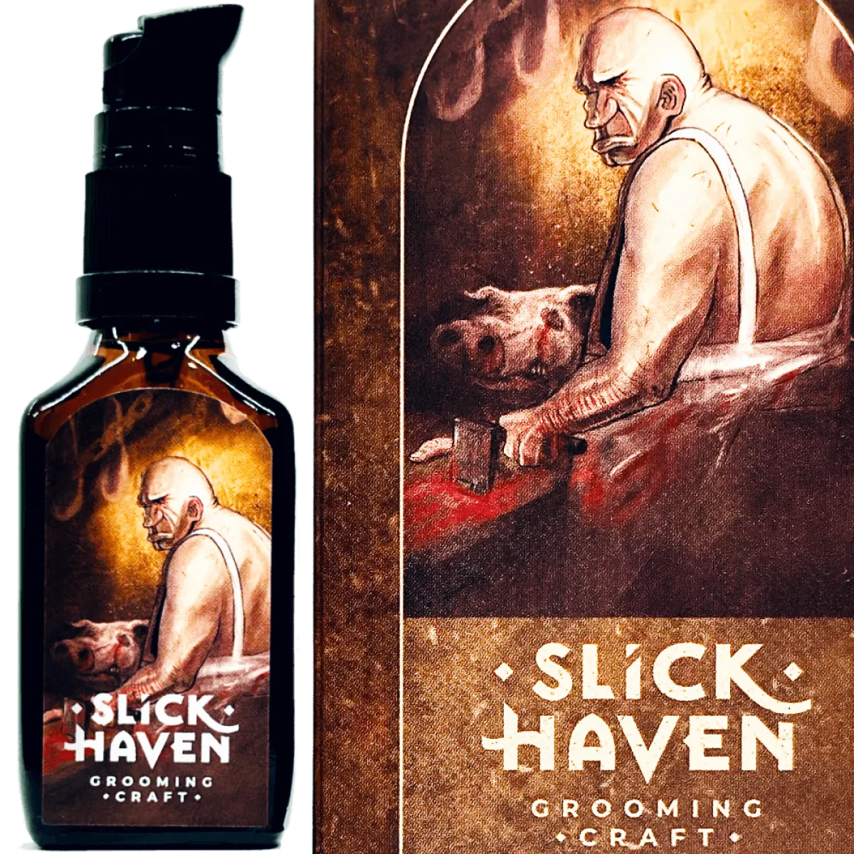 Slickhaven - Greasy Butcher - Olejek do brody 30ml