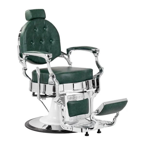 Fotel barberski Gabbiano President zielony