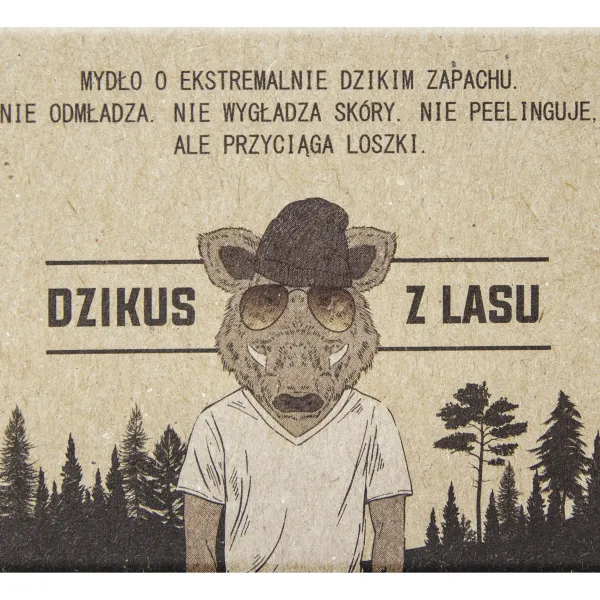 LaQ - Dzikus z Lasu - Mydło dla facetów w kostce 85g