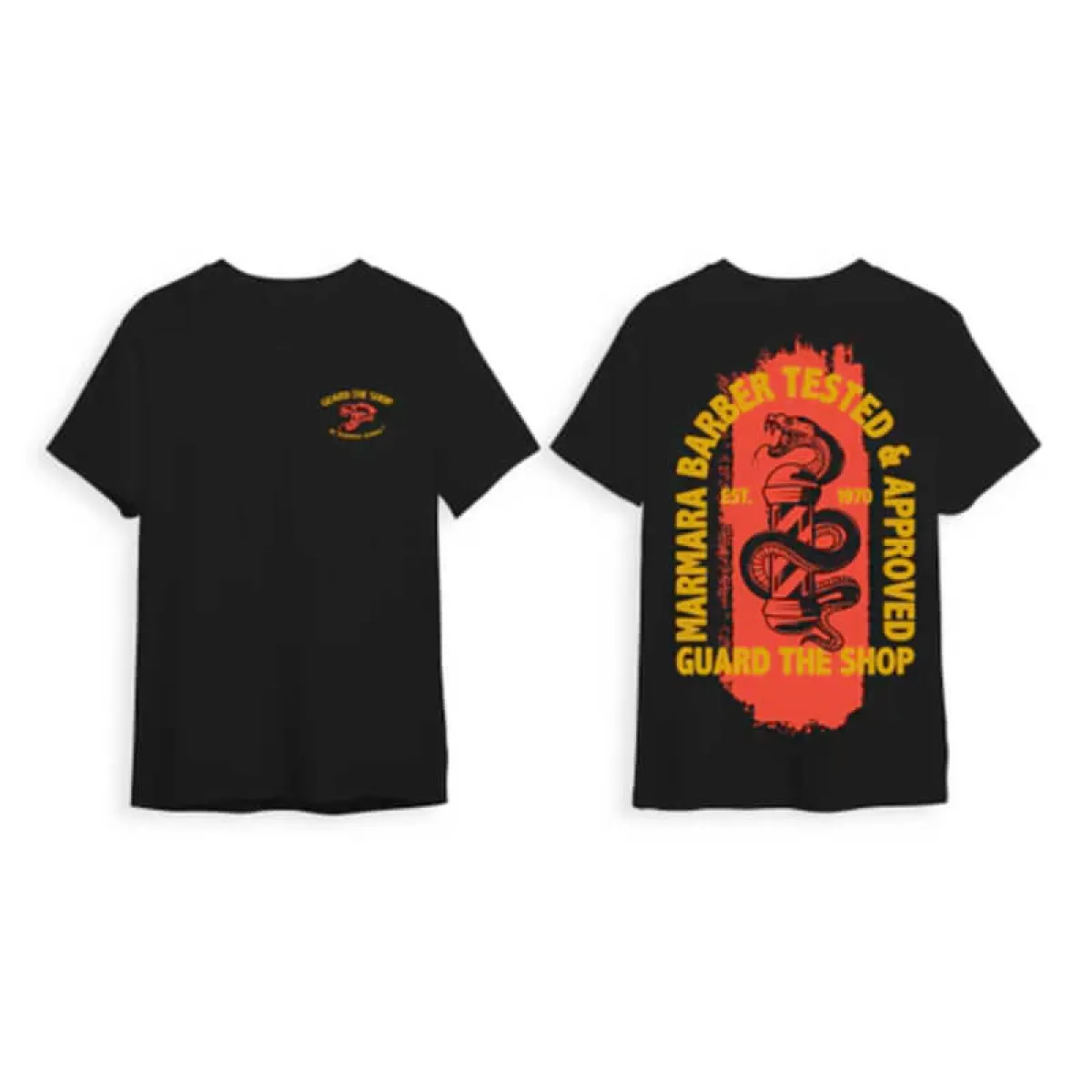 Marmara - Barber T-Shirts Guard Black - Czarna koszulka w rozmiarze XL
